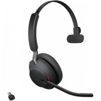 jabra evolve2 65 auricular inalambrico monoaural usb-c negro