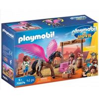 playmobil the movie marla del y caballo con alas 70074
