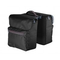 tubus juego de alforjas sistema racketime ture con adaptador snapit 45x31x40 cm negro