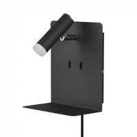 aplique led con repisa y usb element 3w