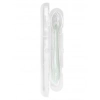 cuchara de silicona con estuche 1und menta