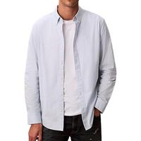 calvin klein jeans camisa manga larga oxfords para hombre