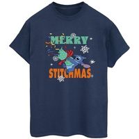 disney camiseta merry stitchmas para mujer
