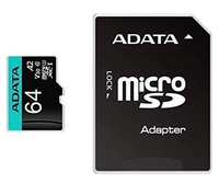 adata microsdxcsdhc uhs-i u3 64gb cadapt