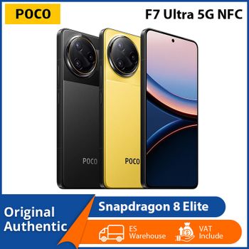 POCO F7 Ultra 5G, teléfono móvil con NFC, procesador Snapdragon 8 Elite, pantalla AMOLED DotDisplay de 6,67 pulgadas, cámara principal de 50 MP con estabilización óptica de imagen (OIS) y batería de