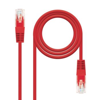 Nanocable Cable de Red RJ-45 UTP AWG24 Cat. 6 2m Rojo