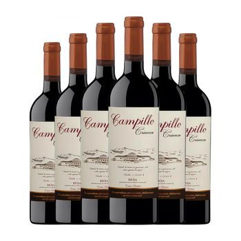 Campillo Vino Tinto Rioja Crianza Botella Medium 50 Cl 14% Vol. (pack De 6 Unidades)