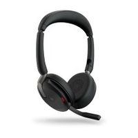 jabra evolve2 65 flex auriculares inalambrico diadema oficinacentro de llamadas usb tipo c bluetooth base de carga