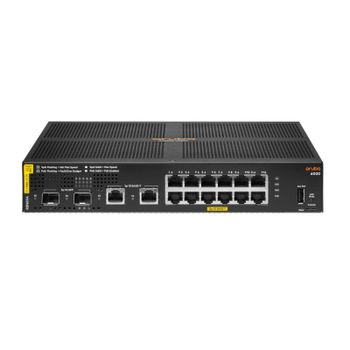 Aruba 6000 12G Clase 4 Switch Gestionado L3 12 Puertos Gigabit 2 SFP