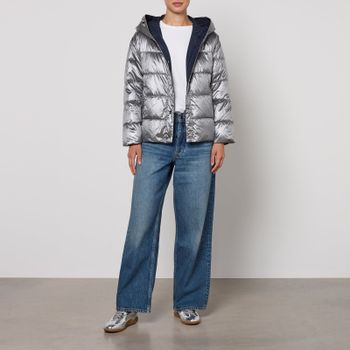Max Mara The Cube Nico Quilted-Shell Coat - UK 14