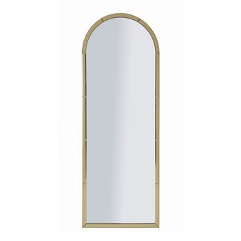 Espejo De Pared Con Marco De Cristal Dorado 55x2x150 Cm