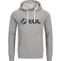 esl basic hoodie - small grey grey