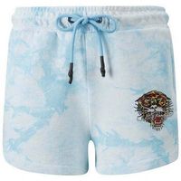 ed hardy short los tigre runner short turquesa para mujer