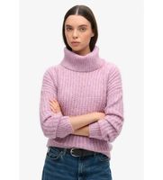 superdry para mujer w6110582a jersey brushed rib slouch rosa xxsxs casual acrilico