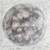 cuadro luna  100x100x3 cm