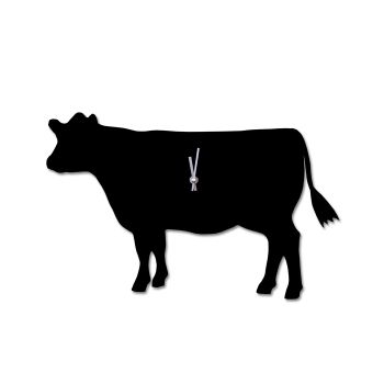 Wagging Tail Cow Clock