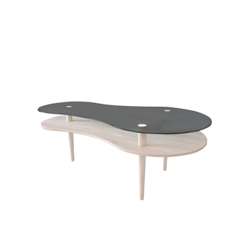 Mesa Centro Peanut Para Salón Diseño Moderno Y Funcional