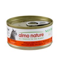 almo nature 24 x 70 g - pack ahorro - hfc pollo con calabaza