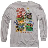 dessins animes camiseta manga larga green greetings para hombre