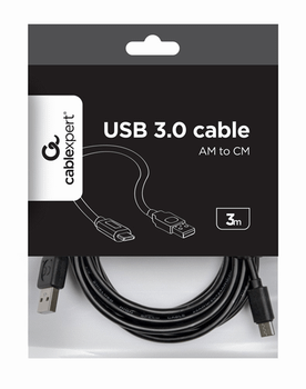 Gembird Cable USB 2.0 A/M-C/M 3 Mts