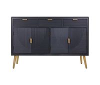 aparador de madera gris antracita 1215x34x815
