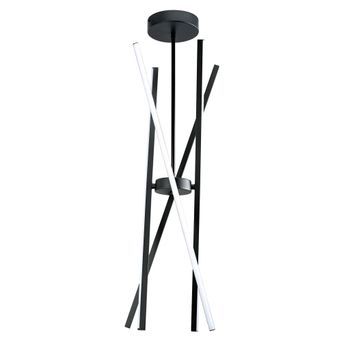 Lámpara De Techo Toolight App1929-cp Black Black Led