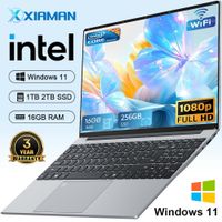 computadora portatil xiaman de 156 pulgadas intel core i3 6100u 16 gb de ram 1 tb ssd windows 11 pro con teclado retroiluminado y lector de huellas dactilares