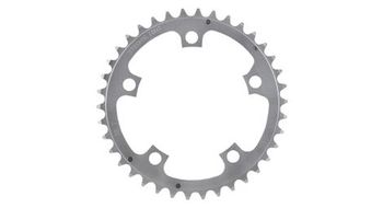Plato interior stronglight shimano   sram 110 bcd tipo s compacto aleacion 5383 5 radios 2x9 10v plata