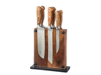 Bloque de cuchillos de cocina jakob rauma - 7 piezas