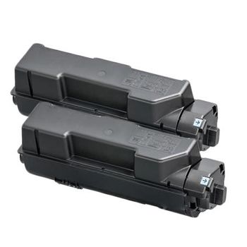 Compatible Twin Pack Kyocera TK-1160 Black Toner Cartridges (2 Pack)