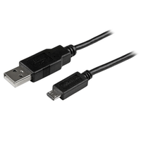 cable slim micro b a usb a 2m