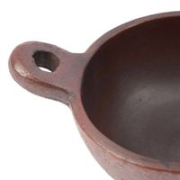 bol de terracota en marron oscuro 12x10x5 cm