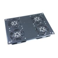kimex tapa superior 4 ventiladores para armario rack 19