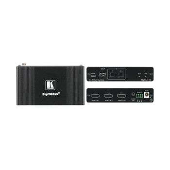 Conmutador de Vídeo Kramer VS-211X HDMI 2.0 4K Aluminio Negro