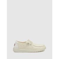 heydude mocasines zapatilla wendy sequin lace beig para mujer