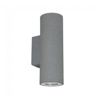 aplique de pared exterior stone ii 2 luces