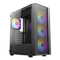 torre pc gaming antec ax65 argb midi tower negro atxitxmicro atx ventana lateral 4x ventiladores rgb