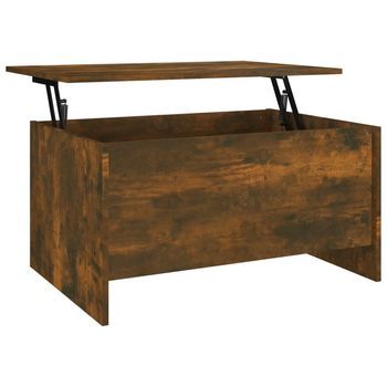 Mesa De Centro 80x55,5x41,5 Cm Madera - Marrón