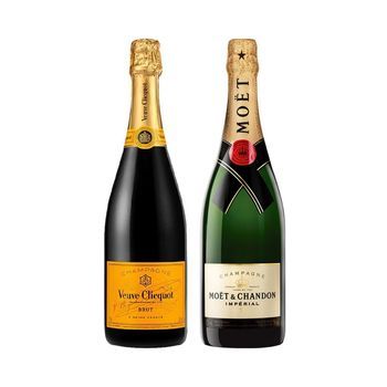 Pack Moët & Chandon & Veuve Clicquot Yellow Label Packs De Vinos Francia  150 Cl. 12.0º