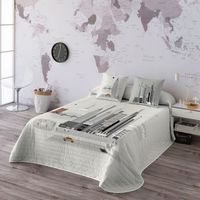 haciendo el indio - colcha bouti estampado - gramaje 70 gramos - cama 90105 - nyc