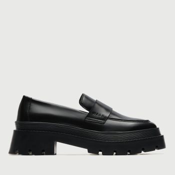 Walk London Women's Kate Leather Saddle Loafers - UK 6