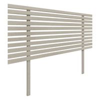 cabecero de madera reciclada dm estilo japones con patas 80x115cm camas 80 - acabado lino