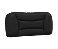 vidaxl cabecero de cama acolchado hvar cuero sintetico negro 80 cm