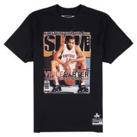 camiseta vince carter raptors slam cover de mitchell  ness en negro