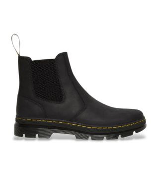 Dr Martens para hombre. 26002001 Botines de piel Embury Black Wyoming negro (41), Plano, Ninguno, Casual