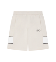 ea7 para hombre 7m001709af12660 bermudas series beige l casual deportivo algodon multideporte