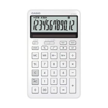 Calculadora Casio JW-200DQ Blanco 12 dígitos Metal Solar/Batería