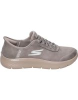 zapatillas para mujer skechers go walk flex mali 124837-brn marron 37