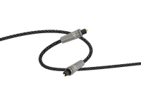 cable audio - isy iau-1007 15 m toslink a toslink fibra optica flexible negro