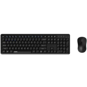 Teclado Rapoo 8150M inalámbrico QWERTY Español multimodo con ratón silencioso